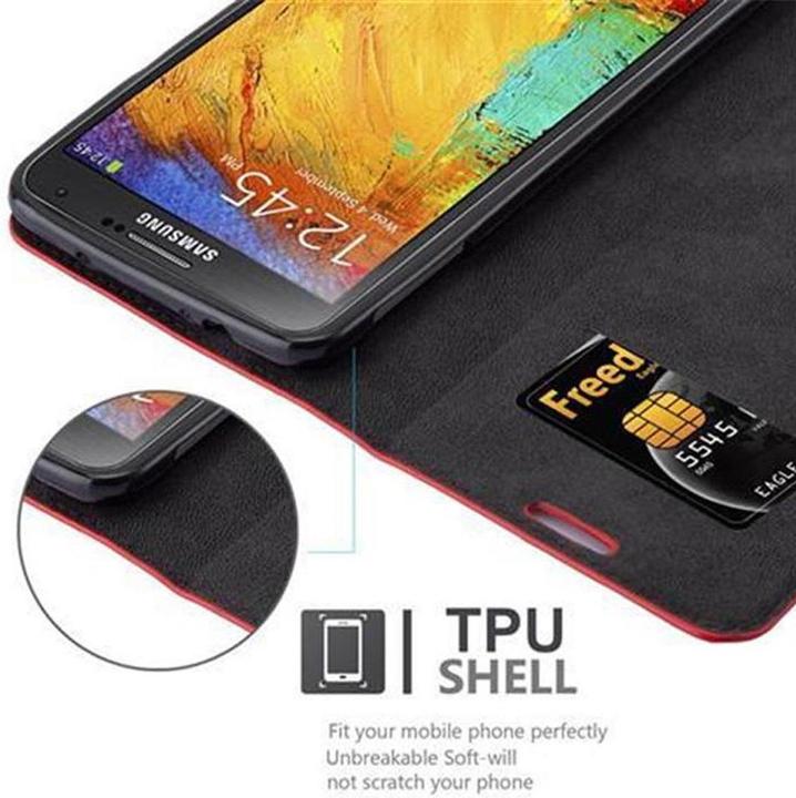 Actual product image Cadorabo Book Invisible Magnet Cover (Samsung Galaxy Note 3 Neo)