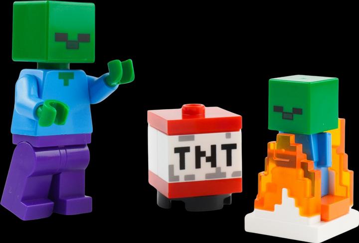 Actual product image LEGO Minecraft Zombie and Baby Zombie + TNT - 662403 NEW! Quantity 1x (662403)