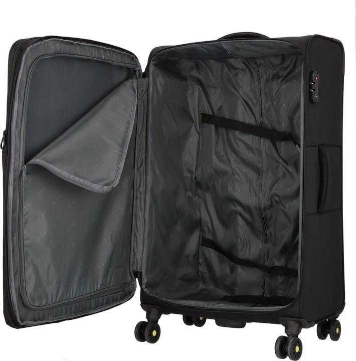 Produktbild D&N Travel Line 9704 4 Rollen Trolley L 78 cm mit Dehnfalte (107 l, L (90 - 115l))