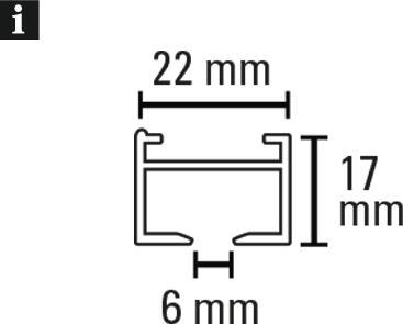 Nährwerte und Zutaten Gardinia Aluminium-Vorhangschienen Set