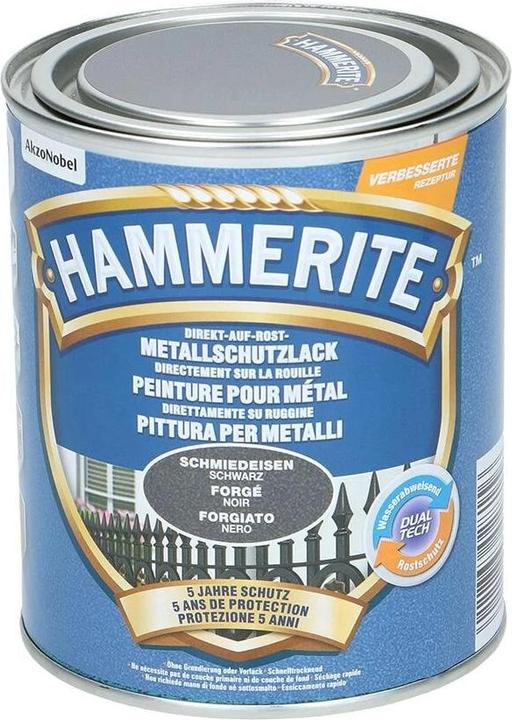 Immagine prodotto Hammerite Lacca metallica protettiva SE (750 ml, Nero)