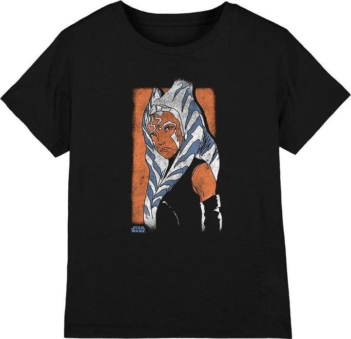 Actual product image Ahsoka Childrens/Kids Sketch T-Shirt (104)