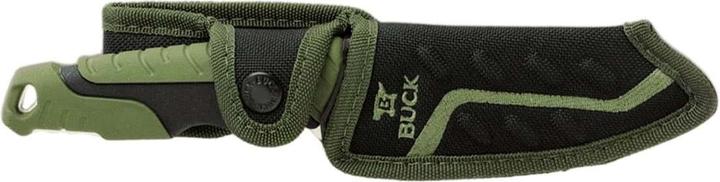 Actual product image Buck Belt knife 656 PURSUIT, AISI 420HC steel, full tang, GRP nylon/versaflex handle, black-green. (12.50 cm)