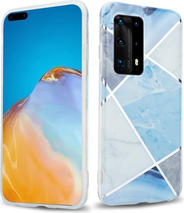 Produktbild Cadorabo IMD TPU Bunter Marmor Cover (Huawei P40 Pro+)