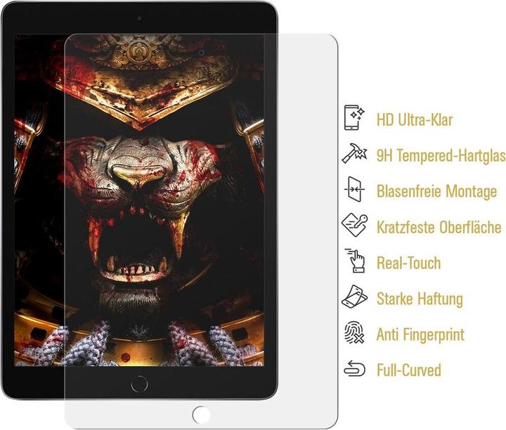 Actual product image Protectorking 6x real tempered 9H armoured glass 3D CLEAR (6 Piece, IPad Mini 4)
