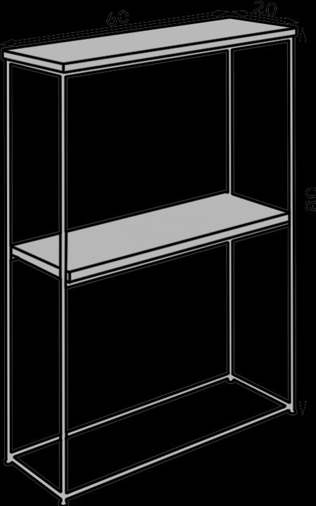 Productafbeelding ADRK Furniture Velo consoletafel (60 x 20 x 80 cm)