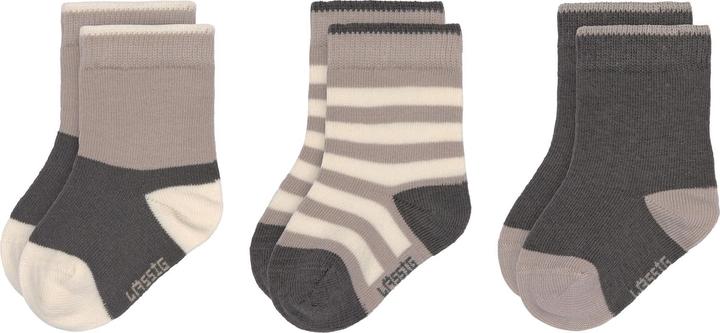 Produktbild Lässig Socken 3er-Set Anthrazit Taupe Gr. 23 - 26 (3er Pack, 23 - 26)