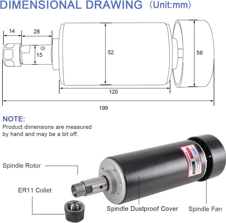 Image du produit CNC Spindelmotor Set