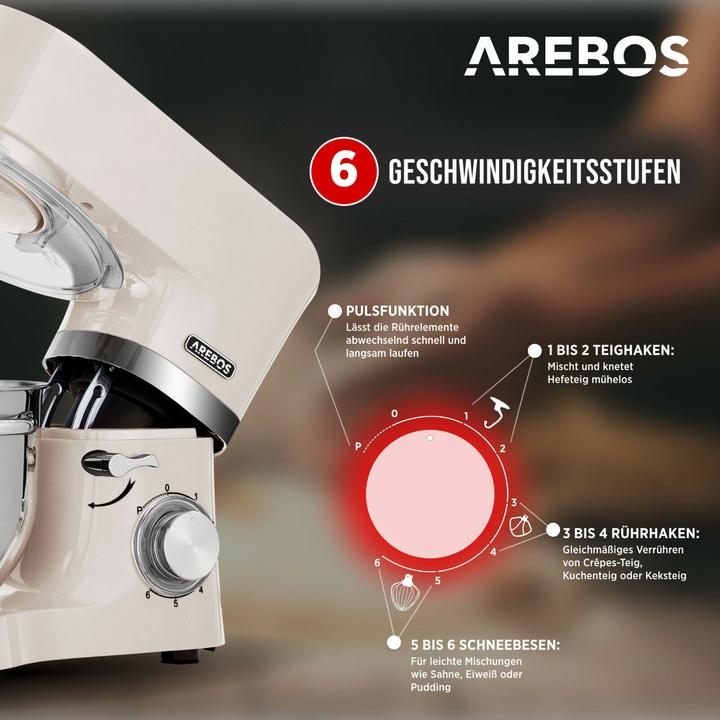 Image du produit Arebos Robot de cuisine (1500 W)