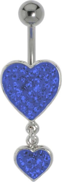 Actual product image Bijouteria Bellypiercing (Stainless steel, Brass, Crystal)