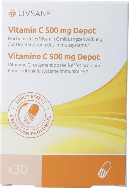 Livsane Vitamin C Depot CH Version Kaps (30 Stück, Kapseln, 38 g)