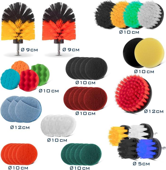 Produktbild Stahlwerk Bürsten-Aufsatz 45er Set