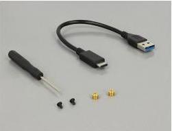 Actual product image Delock M.2 SATA to USB.3.1 enclosure (M.2 2260, M.2)
