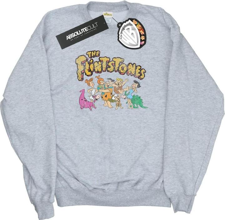 Produktbild The Flintstones Group Distressed Sweatshirt (S)