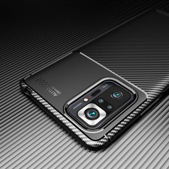 Produktbild MU Style Carbon Fiber TPU Softcase Series (Xiaomi Redmi Note 10 Pro)