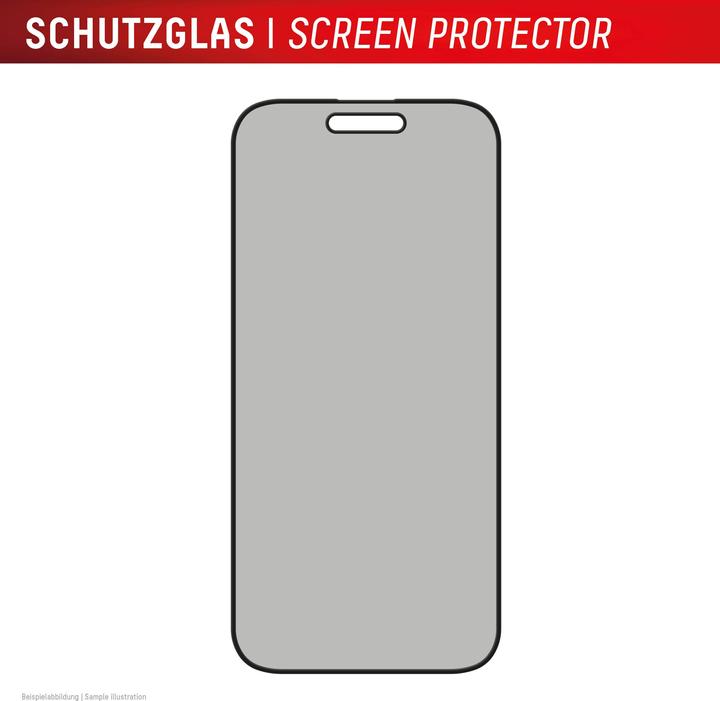 Produktbild Displex Privacy Glass, Privacy Full Cover Panzerglas (1 Stück, Apple iPhone 16)