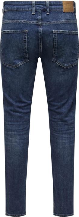 Actual product image Only & Sons ONSLOOM DARK BLUE Slim Fit Jeans (W31/L34)