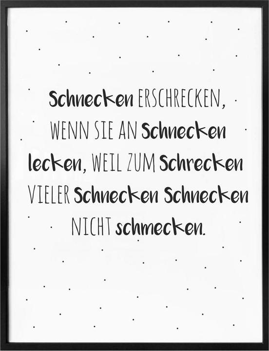 Immagine prodotto Trenddeko Scioglilingua - spaventare le lumache (24 x 30 cm)