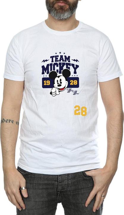 Immagine prodotto Disney Mickey Mouse Team Mickey Maglietta Uomo (M)