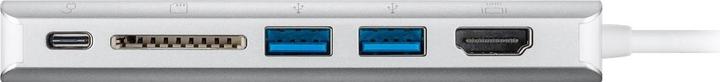 Actual product image Goobay USB-C Multiport-Adapter (USB-C, 11 Ports)