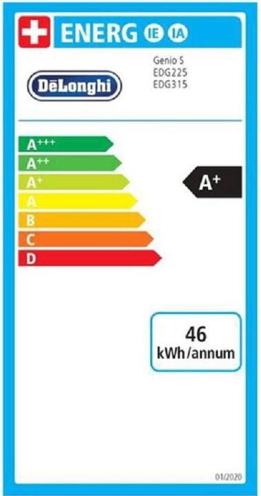 Energie-Label De'Longhi Genio S Plus (NESCAFÉ Dolce Gusto, CH-Stecker)
