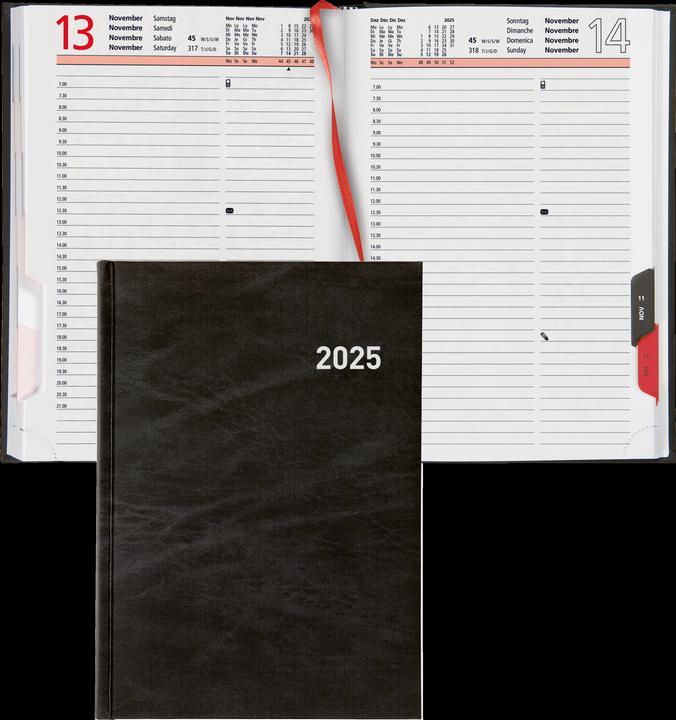 Immagine prodotto Biella Agende business Registra plus (14,5 x 20,5 cm, Tedesco, Inglese, Italiano, Francese)