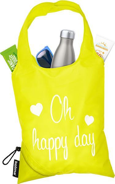 Immagine prodotto Kolma Einkaufstasche RPET "Oh happy day" gelb
