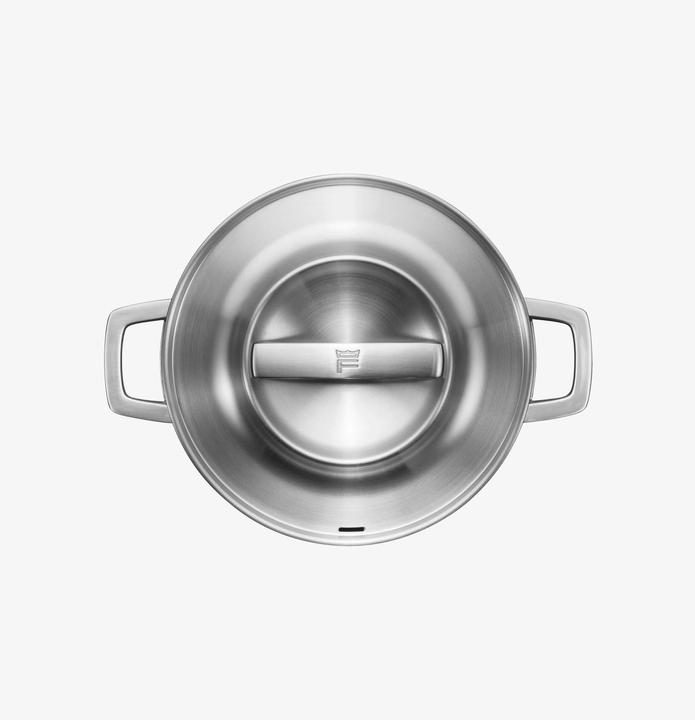 Actual product image Fiskars Norden Steel casserole, 5l, uncoated (Pot, Stainless steel)