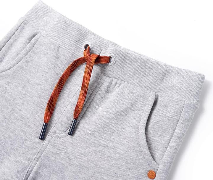 Actual product image VidaXL Children's tracksuit bottoms grey melange 92,Material: 92 (92)