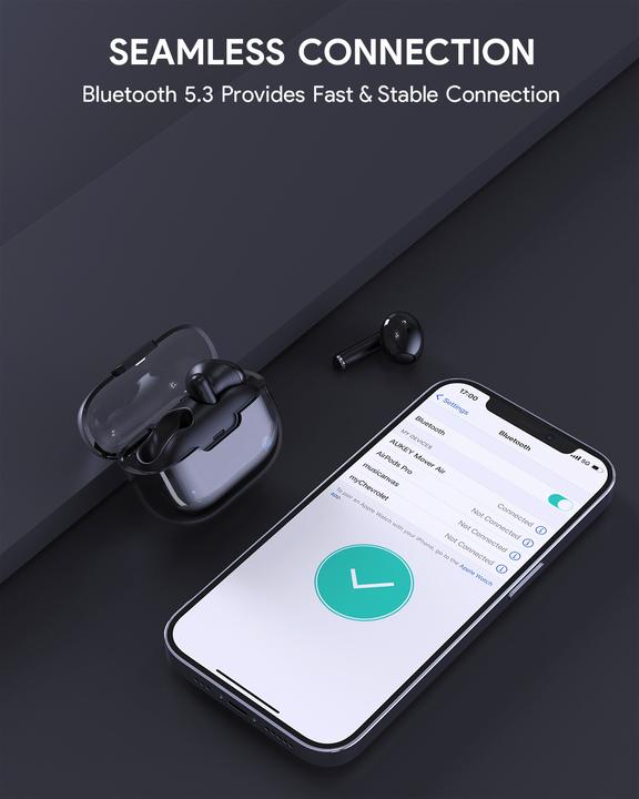 Image du produit Aukey Écouteurs EP-M2 TWS (noir) (4 h, Sans fil)