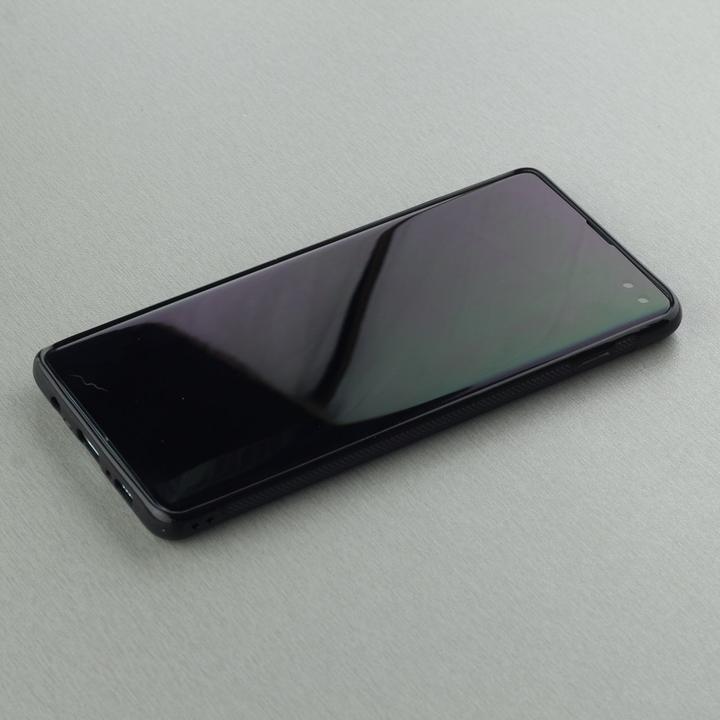 Produktbild PhoneLook Hülle Silikon schwarz Summer 2023 palm tree vibe (Samsung Galaxy S10+)