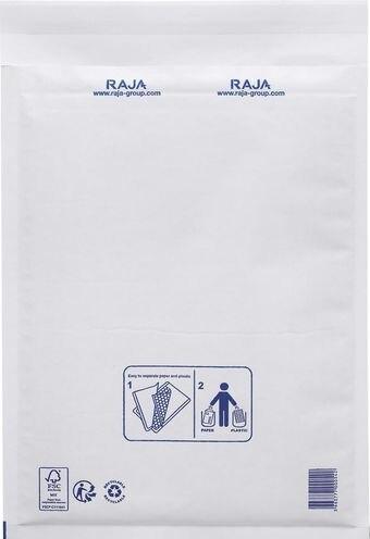 Produktbild Raja Luftpolster-Versandtaschen PMBL4C Papier Weiss (100 x)