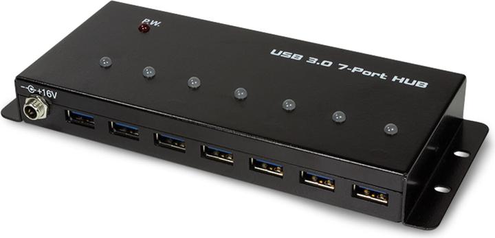 Actual product image LogiLink USB 3.0 hub, 7 ports, industrial design (USB-B, 7 Ports)