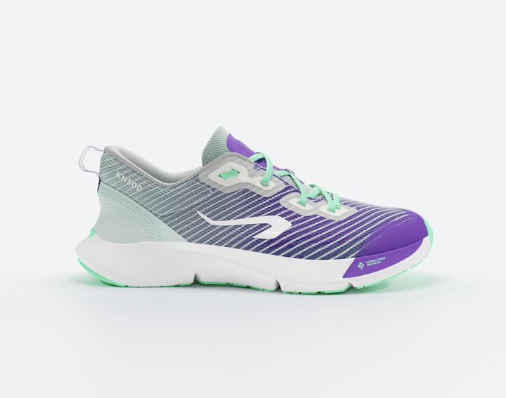 Produktbild Kiprun Laufschuhe Kinder Drop 0 - KN500 grün/schwarz (40)