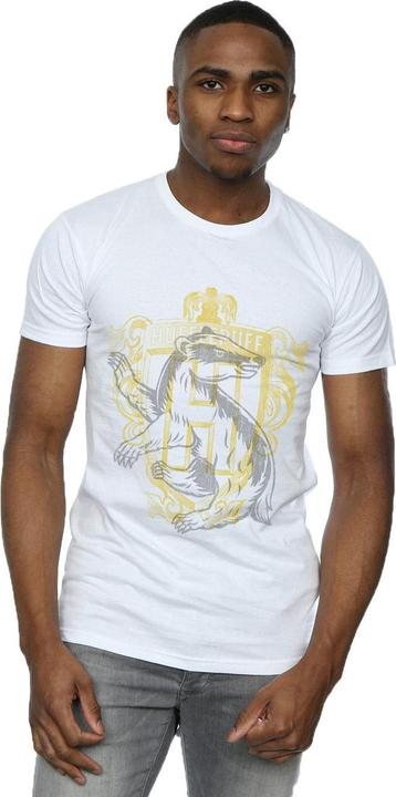 Immagine prodotto Hufflepuff Badger Crest Maglietta Uomo (4XL)