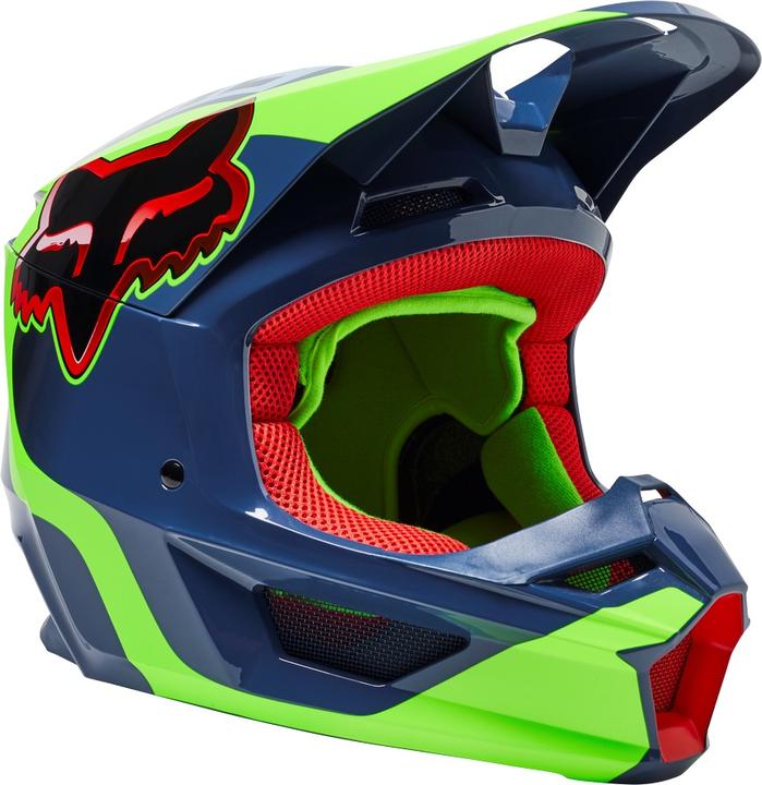 Fox Helmet 22 V1 Venz, Ece Blue XL (61 - 62 cm)
