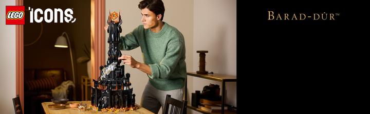 Actual product image LEGO The Lord of the Rings: Barad-dûr (10333, LEGO Icons, LEGO Rare Sets)