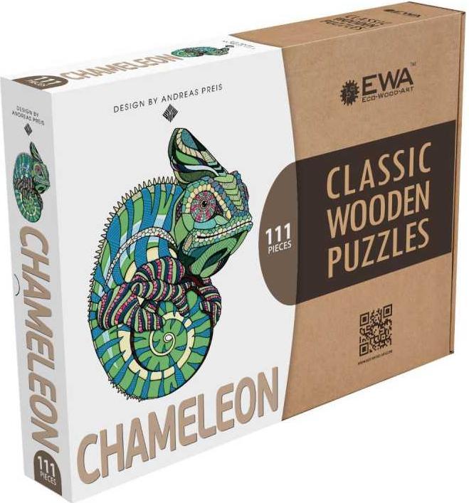 Actual product image Eco Wood Art Kameleon (111 pieces)