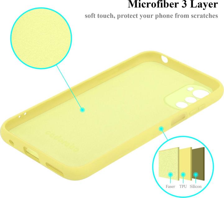 Actual product image Cadorabo TPU Liquid Silicone Case Cover for Motorola MOTO E32 4G / E32S (Motorola Moto E32s)