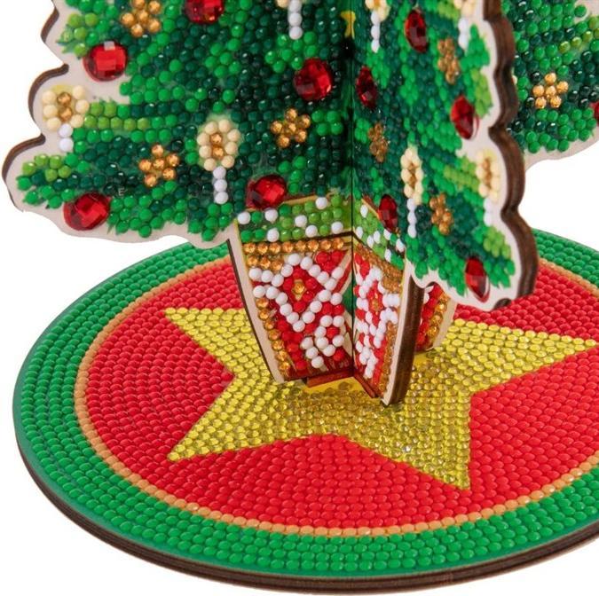 Actual product image Craft Buddy Crystal Art 3D-Weihnachtsbaum – Kreativset für festliche Szenen