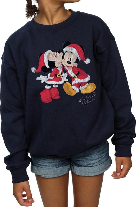 Image du produit Disney - Sweat MICKEY AND MINNIE CHRISTMAS KISS - Fille (152, 158)