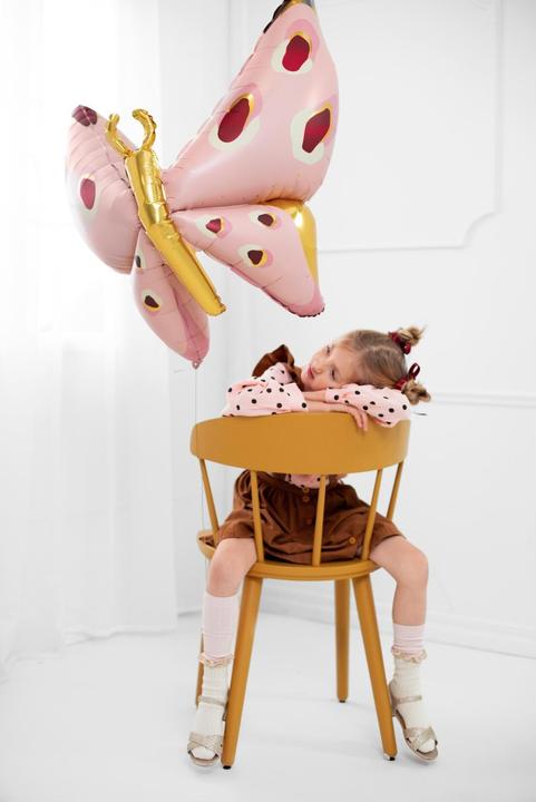 Immagine prodotto Partydeco Palloncino in foil Butterfly 120 x 87 cm, Oro/Rosa