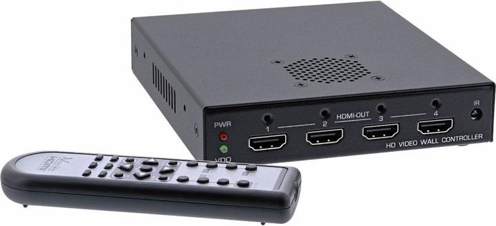 Actual product image InLine HDMI Video Wall Splitter 1 to 4