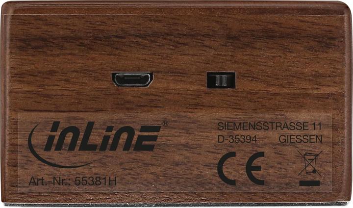 Image du produit InLine brique de bois (8 h, Fonctionnement sur batterie)