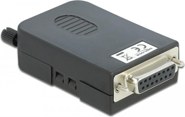 Actual product image Delock VGA adapter DB-15 (W) to 16-pin terminal block (Sub-D 15, 7.80 cm)