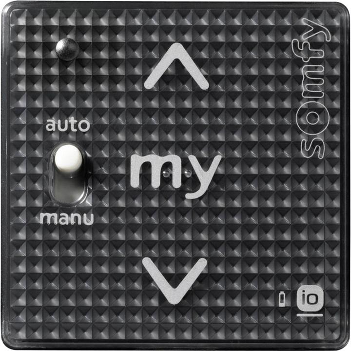 Actual product image somfy 1811102 Wall-mounted radio transmitter Smoove A/M IN io Black Shine 1 channel (Handheld transmitter)
