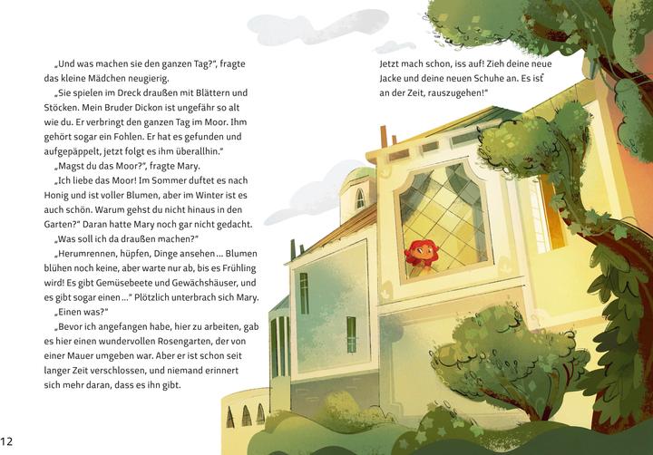 Actual product image Der geheime Garten (Illustrierte Kinderbuchklassiker) (German, White Star Kids, Domenico Russo, Sabine Werner, 2024)