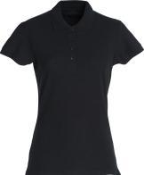 Produktbild Clique Damen Poloshirt Basic 028231, Baumwolle, schwarz, Grösse M (M)