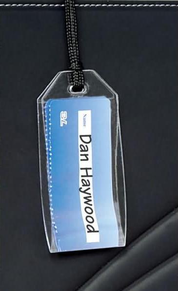 Actual product image Tarifold Self-laminating tags 3L 11110 Transparent polypropylene 165 mm x 40 mm (4 Piece)