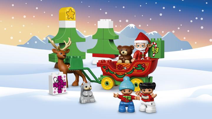 Produktbild LEGO Winterspass mit dem Weihnachtsmann (10837)